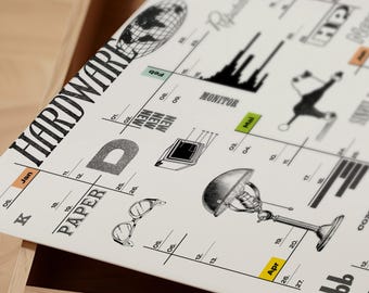 Out Of Office – Graphic Poster on Matte Museum-Quality Paper – A Weekend Wall Calendar of 2025