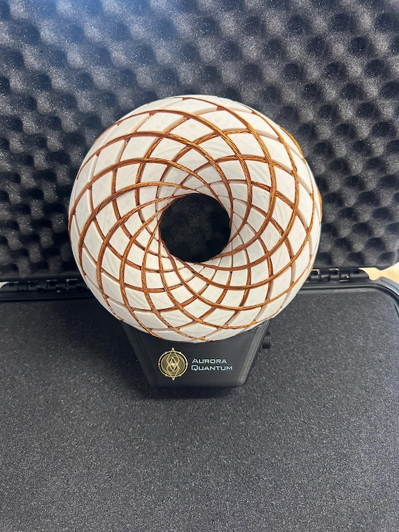 9 -Inch Copper Rodin Coil | Toroidal Energy Coil | Sacred Geometry | Scalar Vortex Generator | Tesla Tech Healing Tool