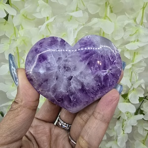 Amethyst x Agate Heart
