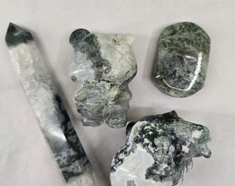 Imperfect Moss Agate Bundle