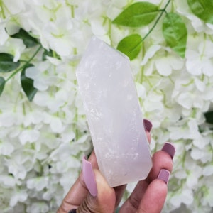 Blue Rose Quartz Tower