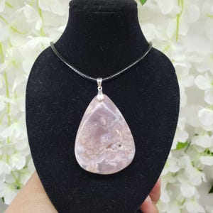 Flower Agate Pendant