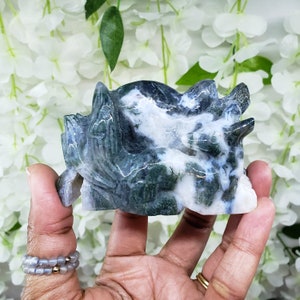 Moss Agate Fox