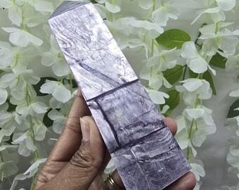 Large Gem Lepidolite Tower