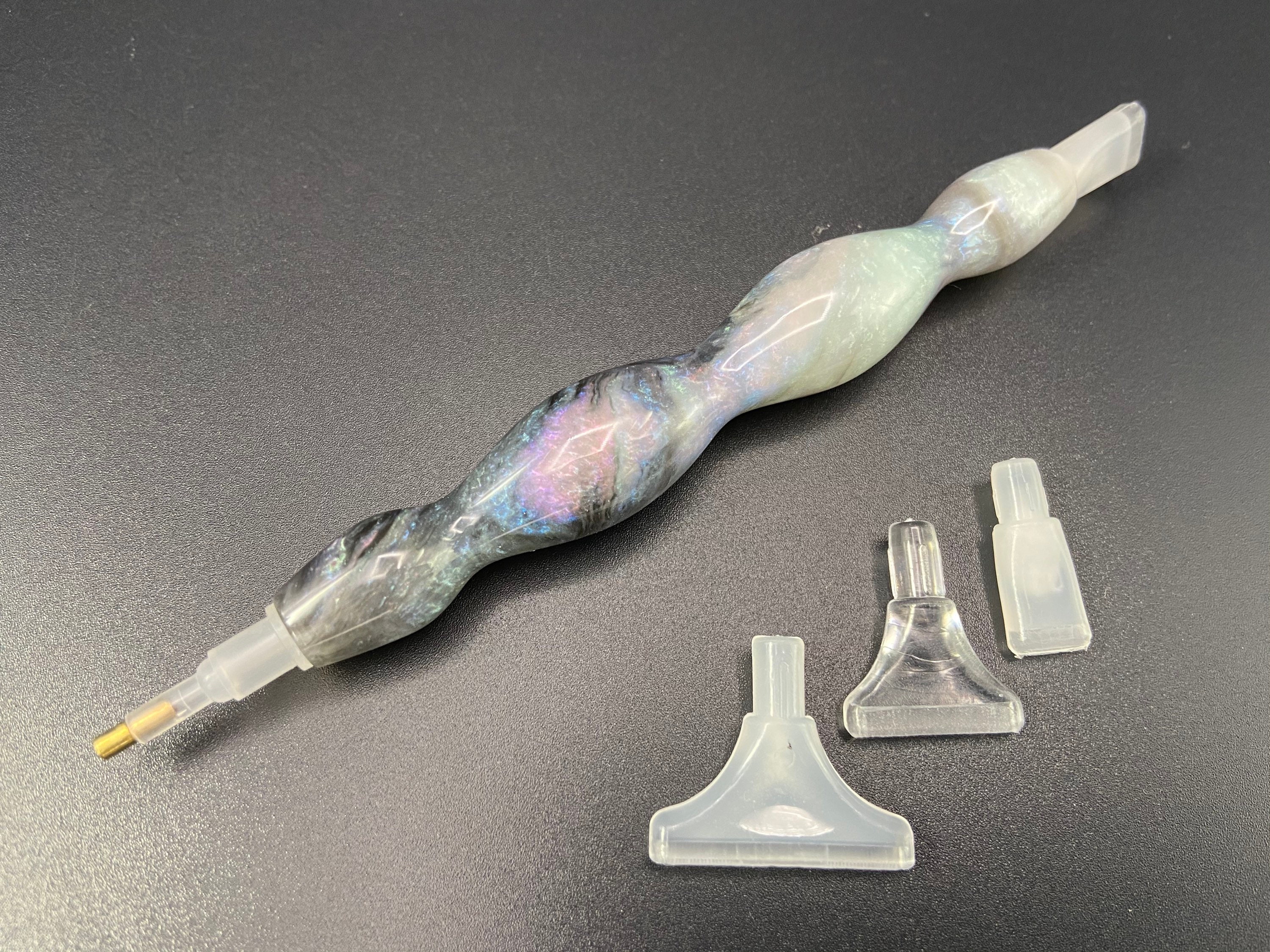 Handmade Diamond Painting Pen, Abalone Shell Look Color Shift Alumili…