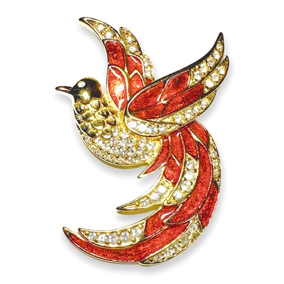 Klass green red bird of Gem
