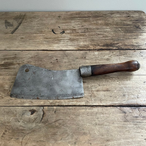 Antique Meat Cleaver Etsy