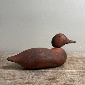 Antique Wood Working Duck Decoy