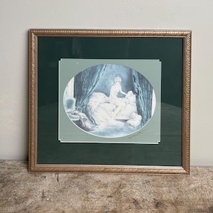 Antique French Louis Icart Signed Lithograph