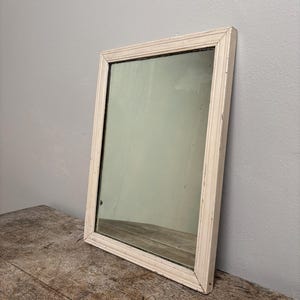 Antique Farm Mirror with Original Paint