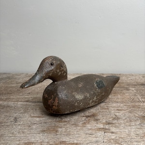 Antique Wood Working Duck Decoy