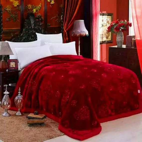 King Size Heavy Korean Mink Blanket 12 Pounds 2 Ply Soft and - Etsy