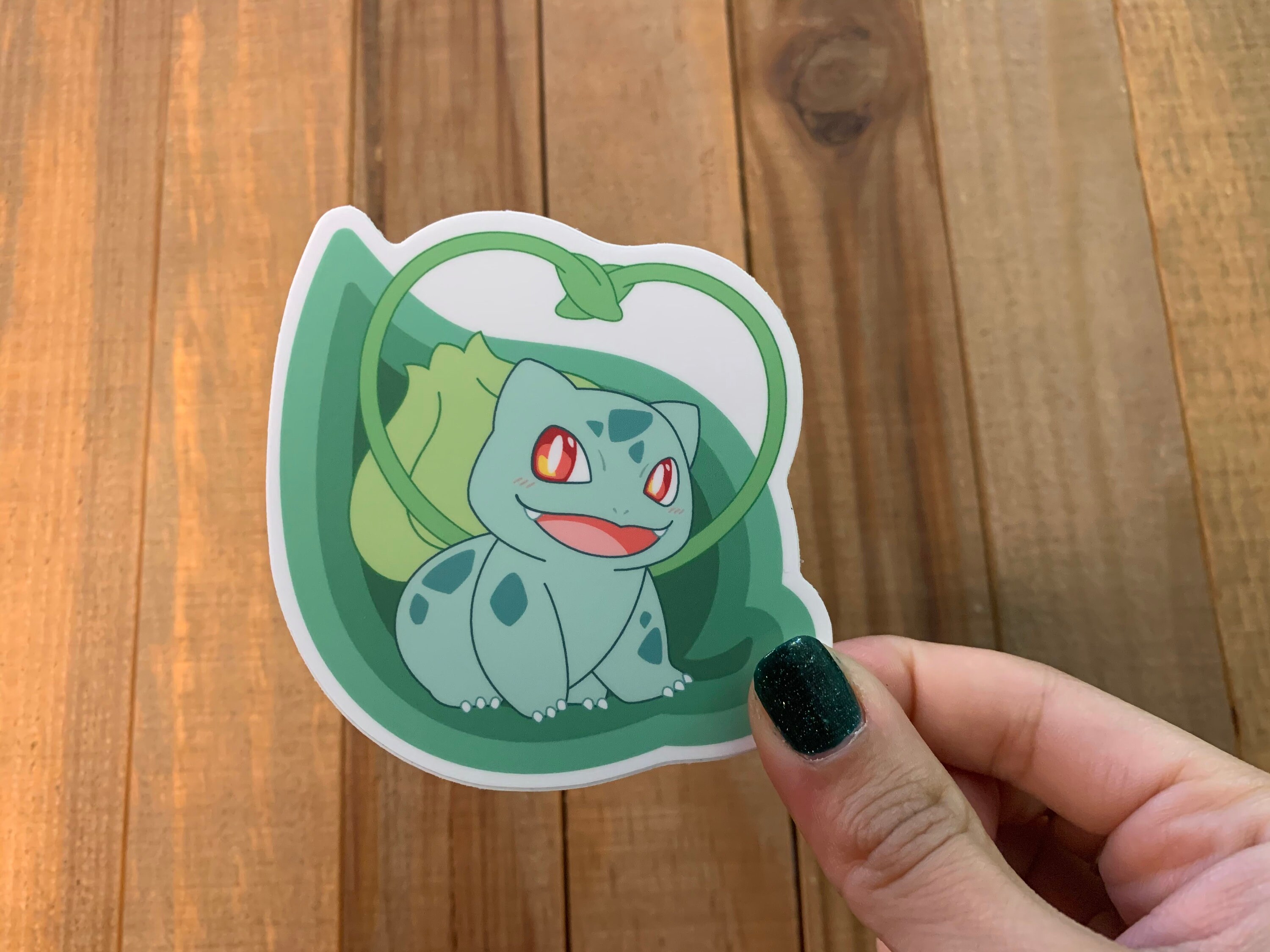 Bulbasaur Vinyl Sticker Pokemon Grass Starter Pokemon - Etsy