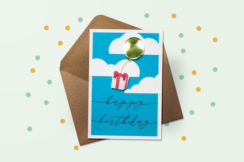 Animal Crossing Birthday Balloon Card Floating Gift New Etsy