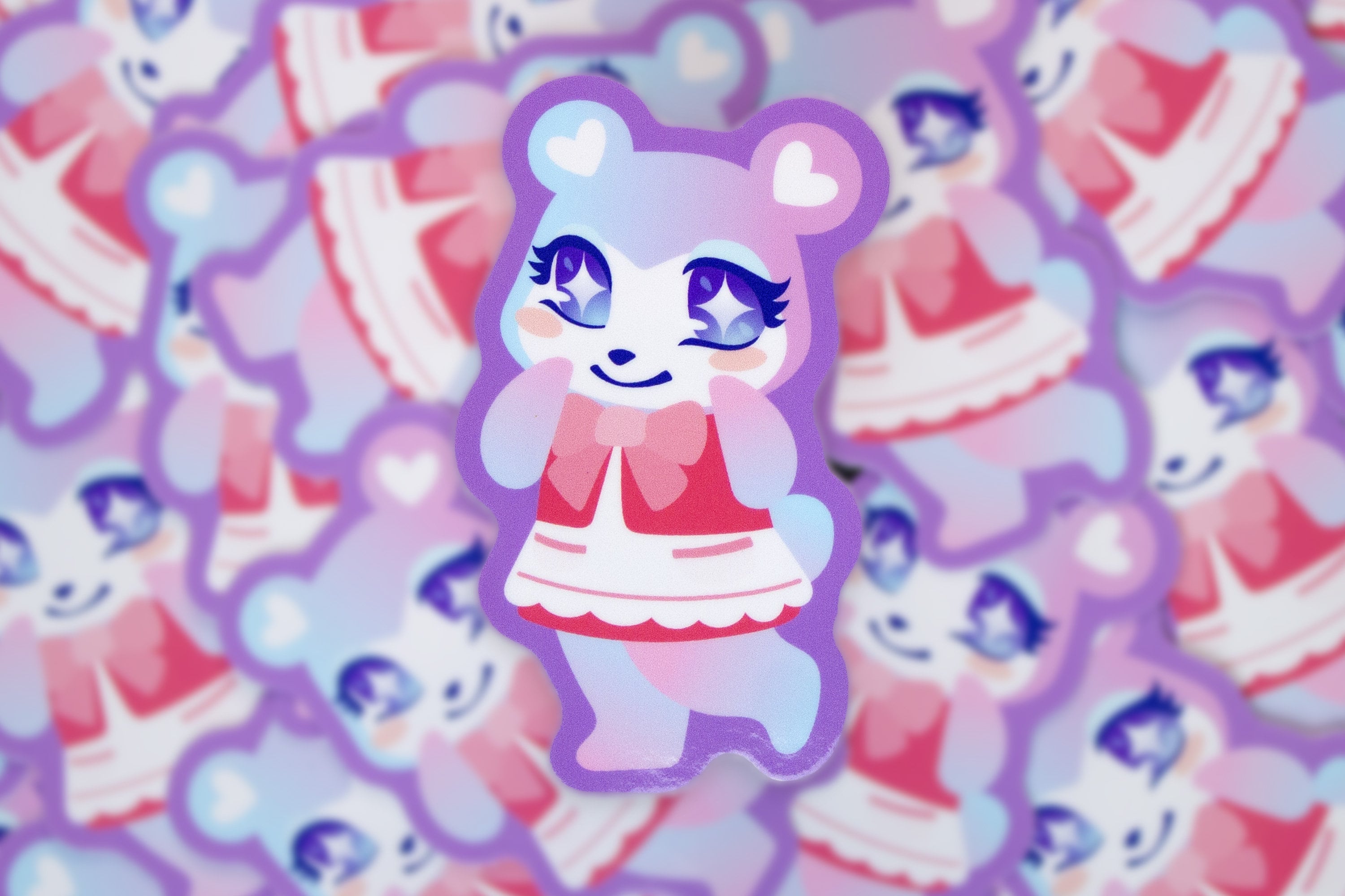 Judy Vinyl Sticker Animal Crossing Inspired Diecut decal Etsy