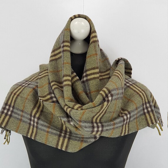 Burberry Scarf Lambswool Men and Women Etsy