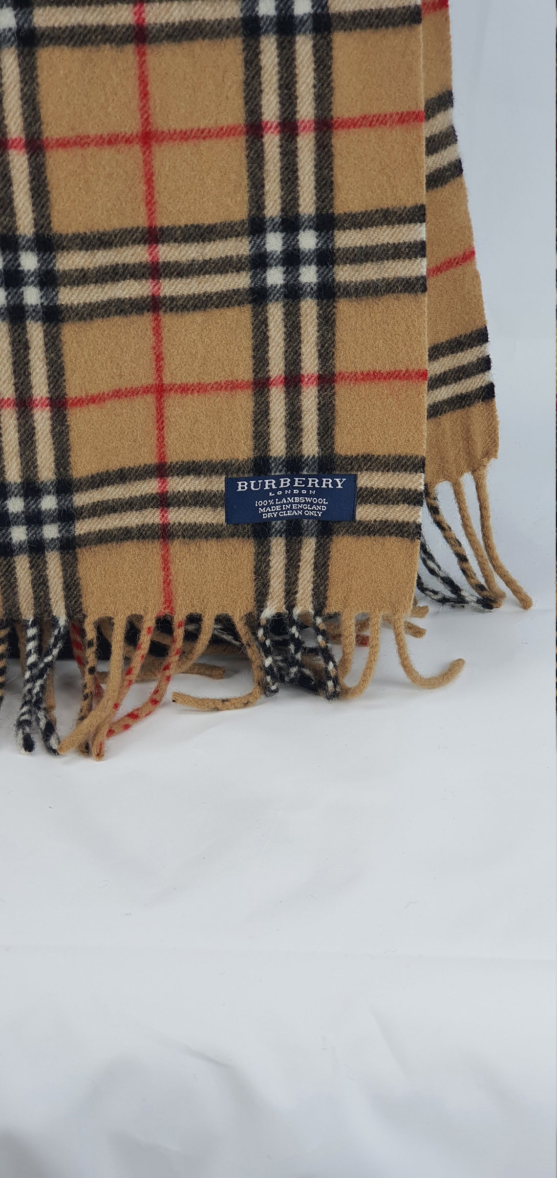 Burberry Scarf 100 Lambswool for men and women made in Etsy