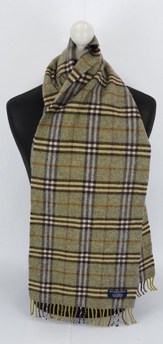 Burberry Scarf Lambswool Men and Women Etsy