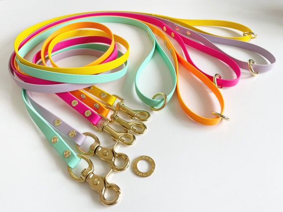 Mini Biothane Dog Lead Hardware Options Available