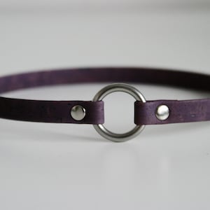 Collar con etiqueta de identificación de corcho: opciones de color disponibles