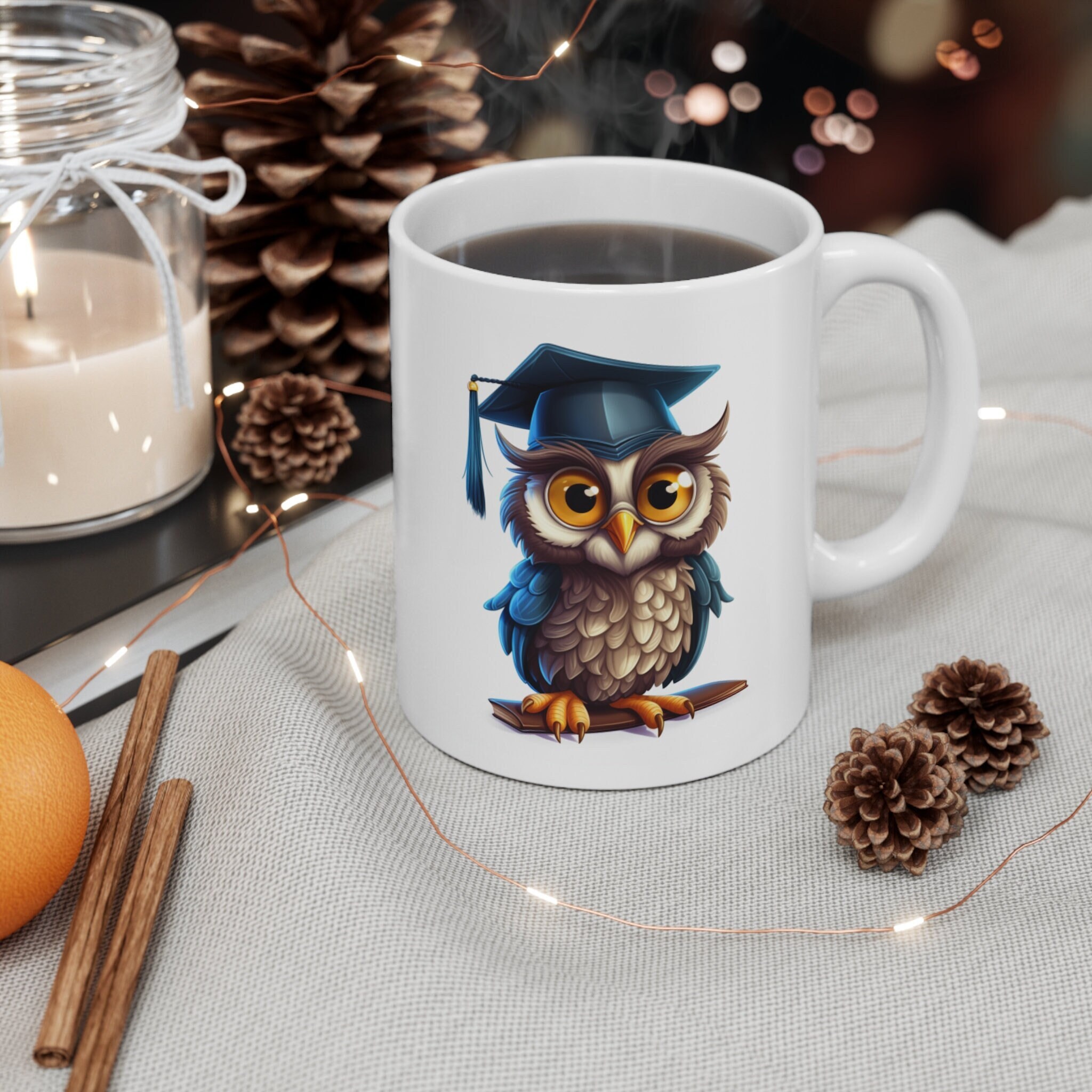 Teacher Mug, Owl Teacher Mug, Teacher Appreciation, Owl Mug, Funny Teacher Mug, Funny Grad gift, Gra