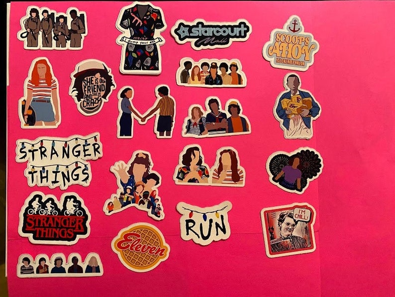 Tv Show Stickers Waterproof Vinyl Colorful Stickers Great | Etsy