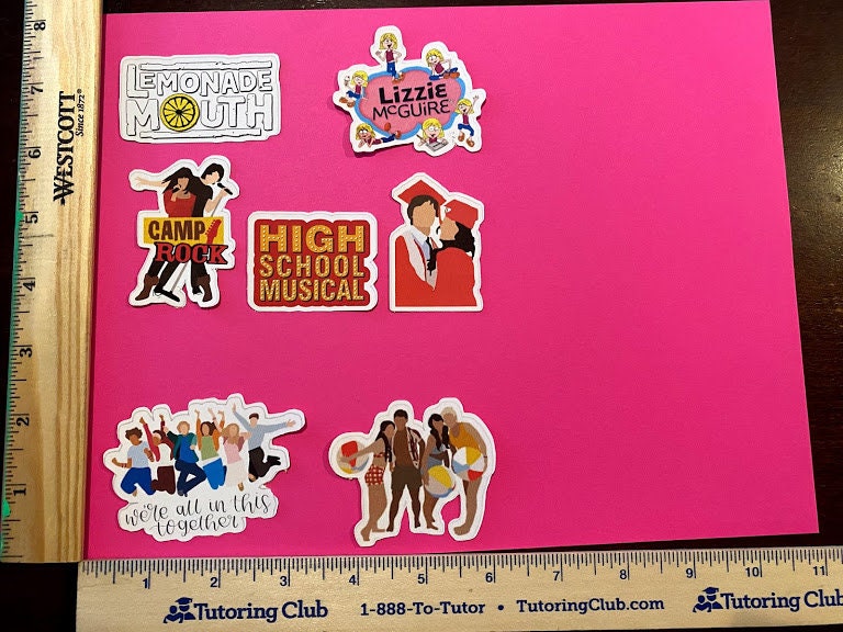 Teen Movie Stickers High School Musical Camp Rock Teen - Etsy