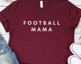 Fotboll Mamma Mamma Mor Gåvor Present Gymnasiet Fredag Tränare Flagga Högskola Plus Size Son Matchdag T-shirt T-shirts T-shirts Fotboll Mamma