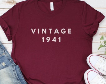 80th Birthday Gift - 80th Birthday Shirt - Born in 1941 Birthday Shirt - Birthday Gift For 80th Birthday - Dad Birthday - Grandpa Birthday