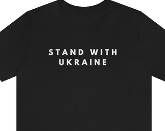 Stand With Ukraine, Support Ukraine, Freie Ukraine Shirt, Anti Putin Shirt, Anti Russland Shirt, Anti Krieg Shirt, Menschenrechte T-Shirt, Anti-Kommunist