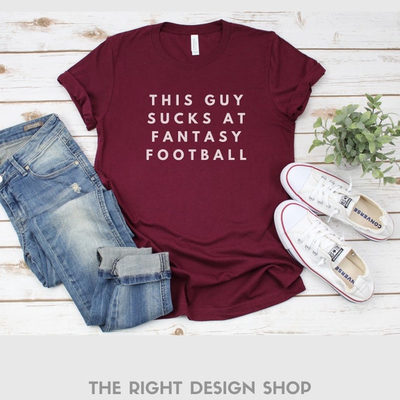 Mens This Guy Sucks At Fantasy Football - Funny T Shirt Mens This Guy Sucks At Fantasy Football - Funny T Shirt
