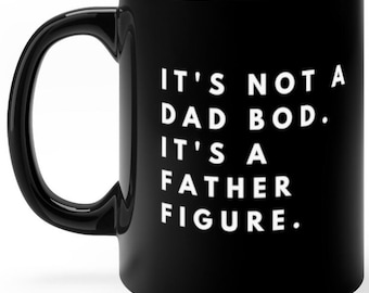 Não é um pai, é uma figura paterna caneca dia dos pais fofo papai marido caneca copo humor sarcasmo presente engraçado fofo presente aniversário chá de páscoa