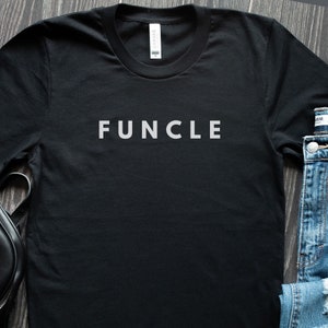 Funcle Geschenk für ihn Geschenke für Männer, bester Onkel überhaupt, Onkel Geschenk von der Nichte Onkel Shirt lustiges Onkel Shirt Bruder Geschenk von Schwester Weihnachten