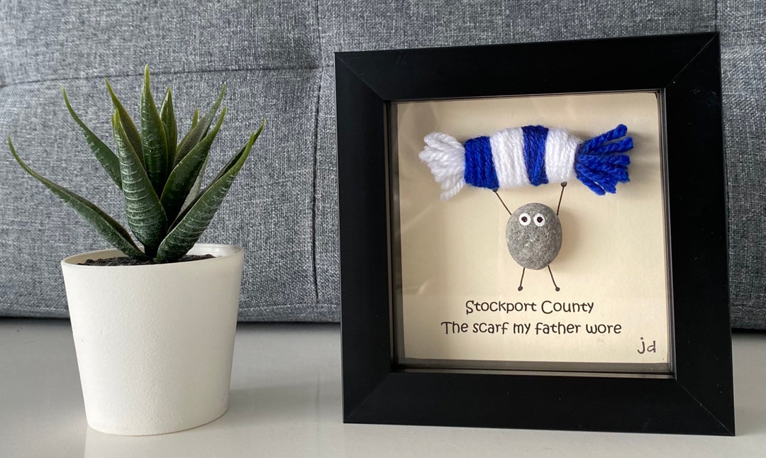 Stockport Frame County Fan Football Fan Stockport Scarf Etsy