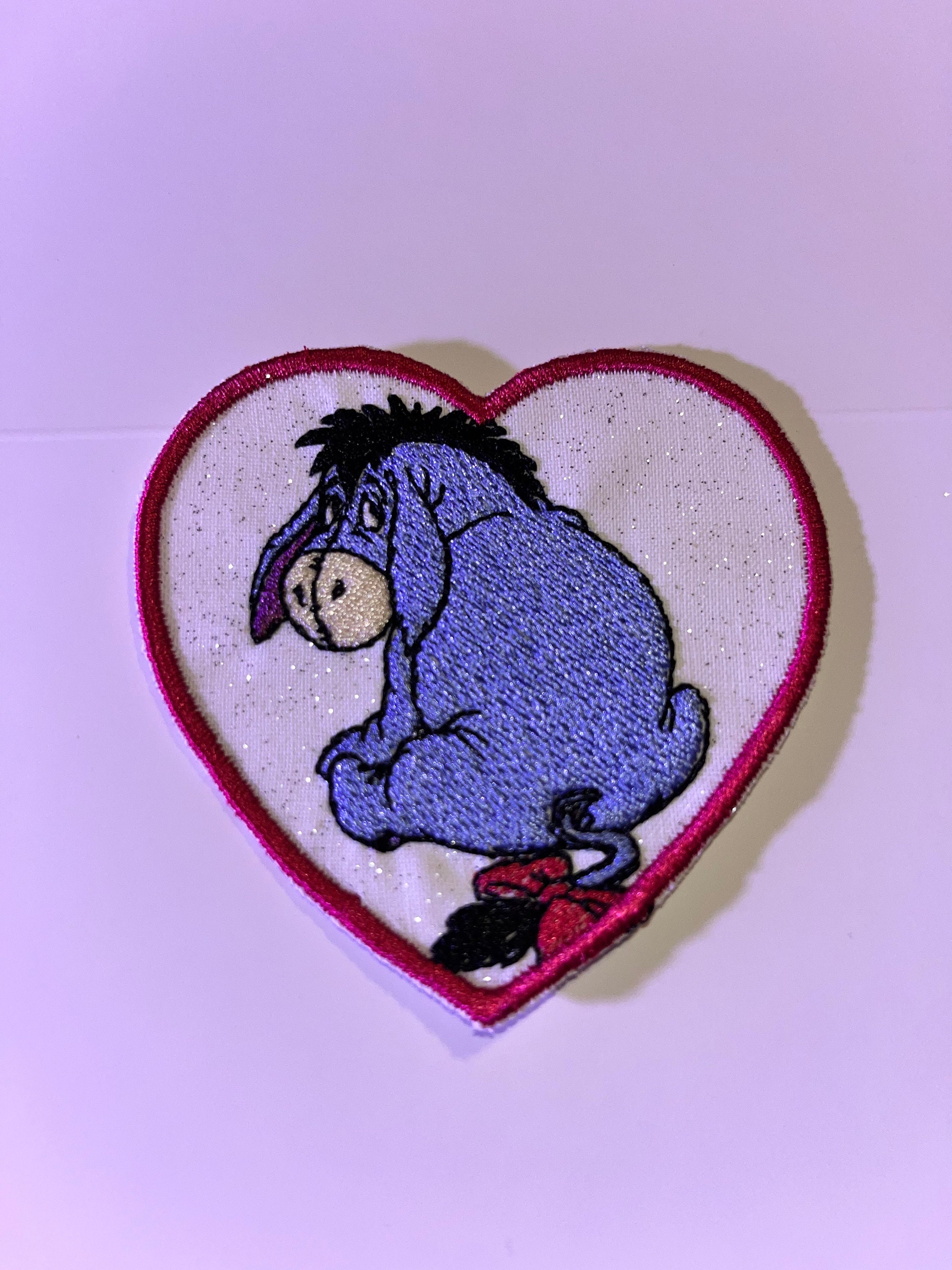 Winnie the Pooh Hunny Pot Embroidered Iron On Patch - New, Rare 2006,  Disney