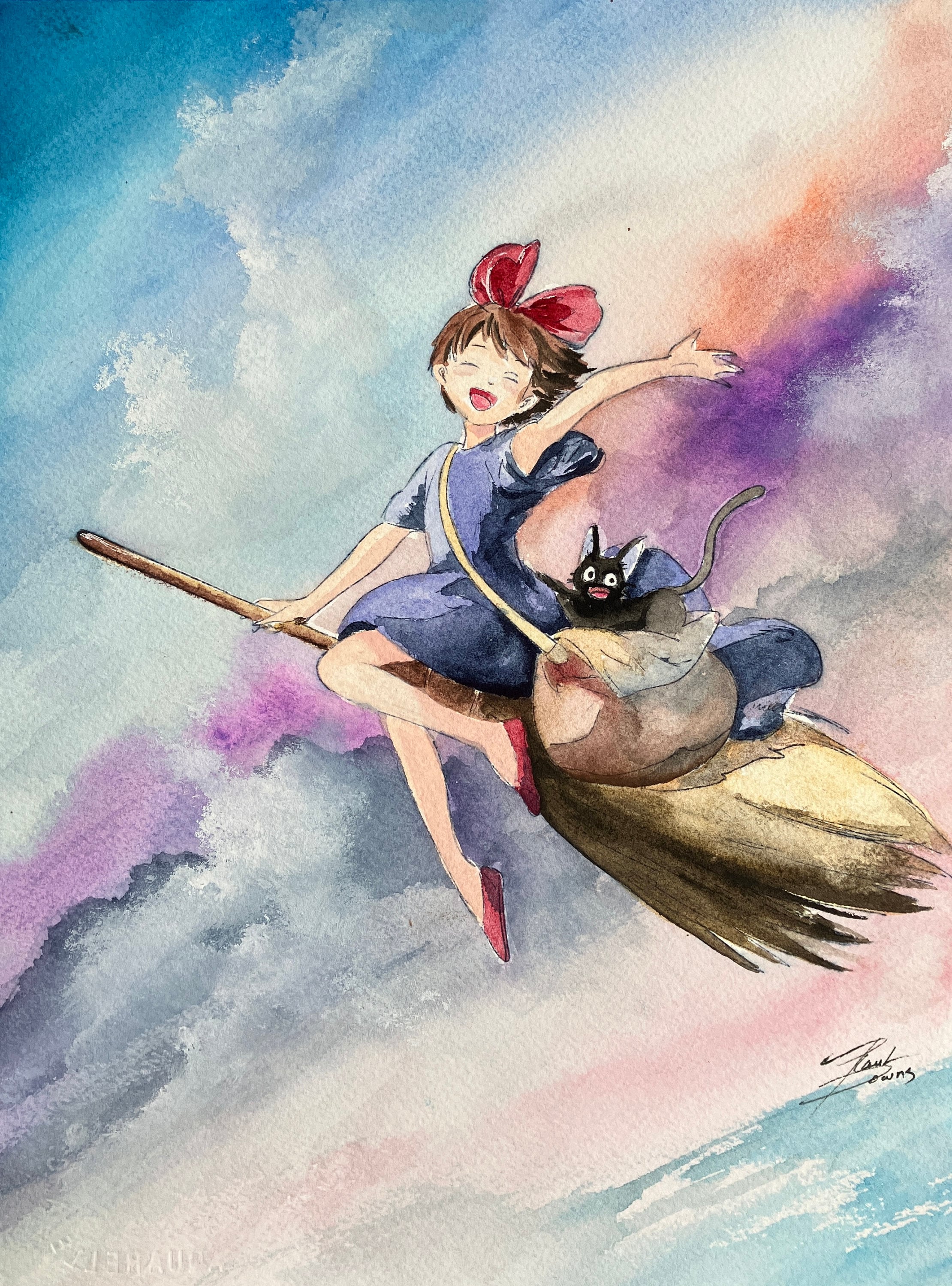 Kiki and Jiji by Paul Downs. Archival Ink Print on Premium Photo
