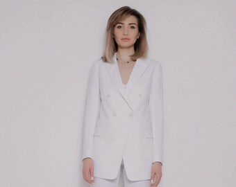 Linen Pantsuit Etsy