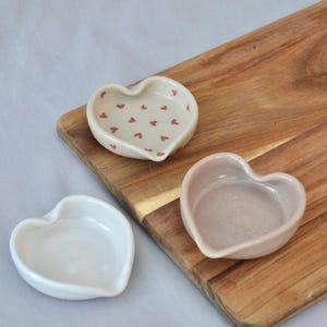 Heart trinket dish, cute trinket dish, jewllery dish
