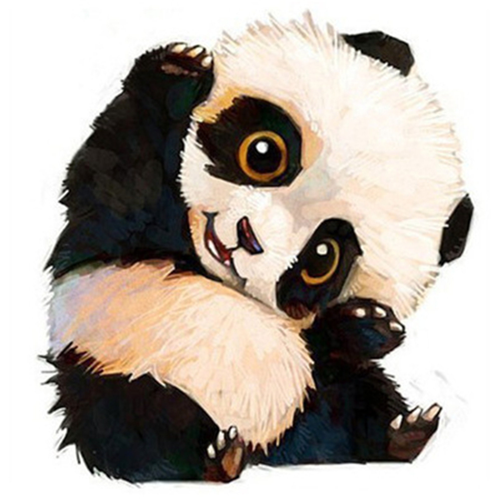 5DDIY Diamond Painting Panda Diamond PicturePaste Full Etsy