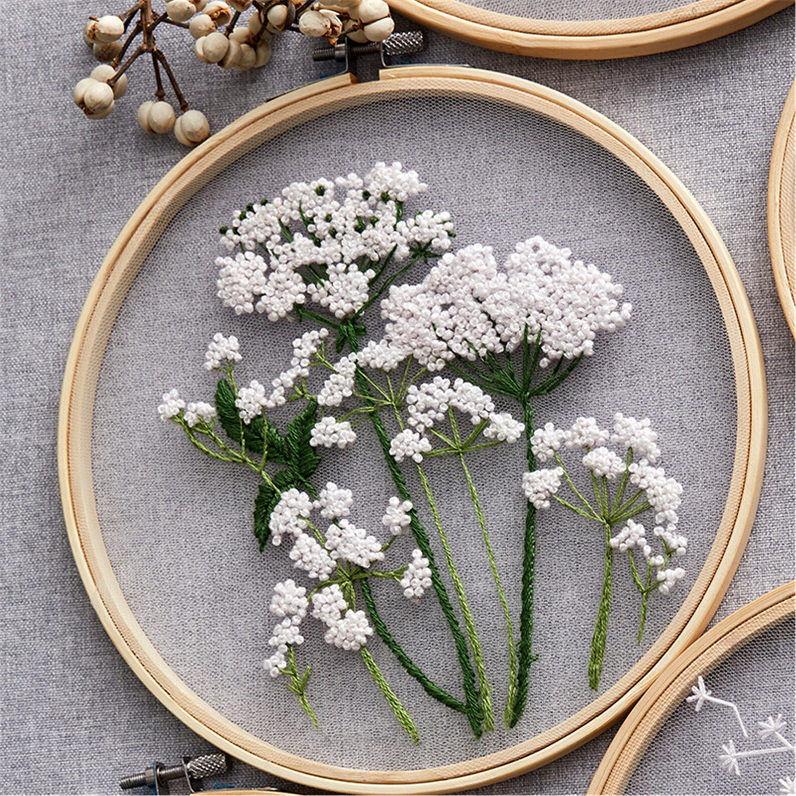 European style embroidery dandelion embroidery set  etsy