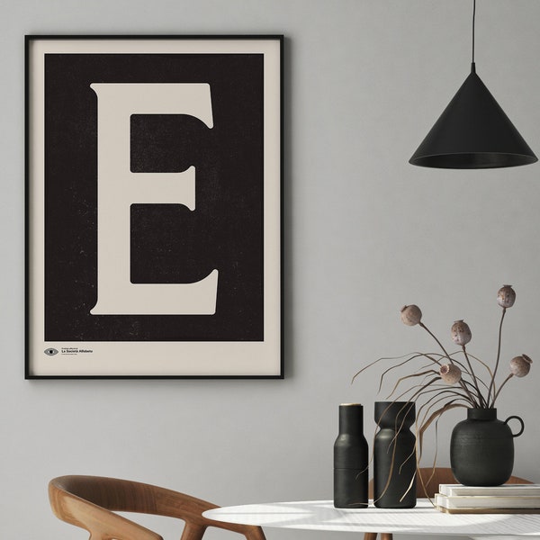 Letter E Wall Art - Etsy