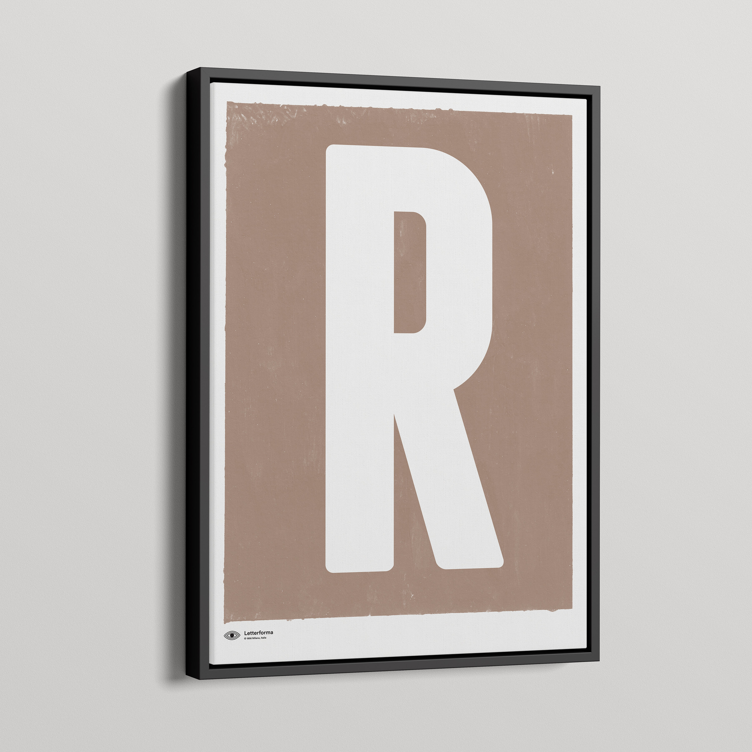 Capital Letter Wall Art | Monogram Poster Art Print | Letter R ...