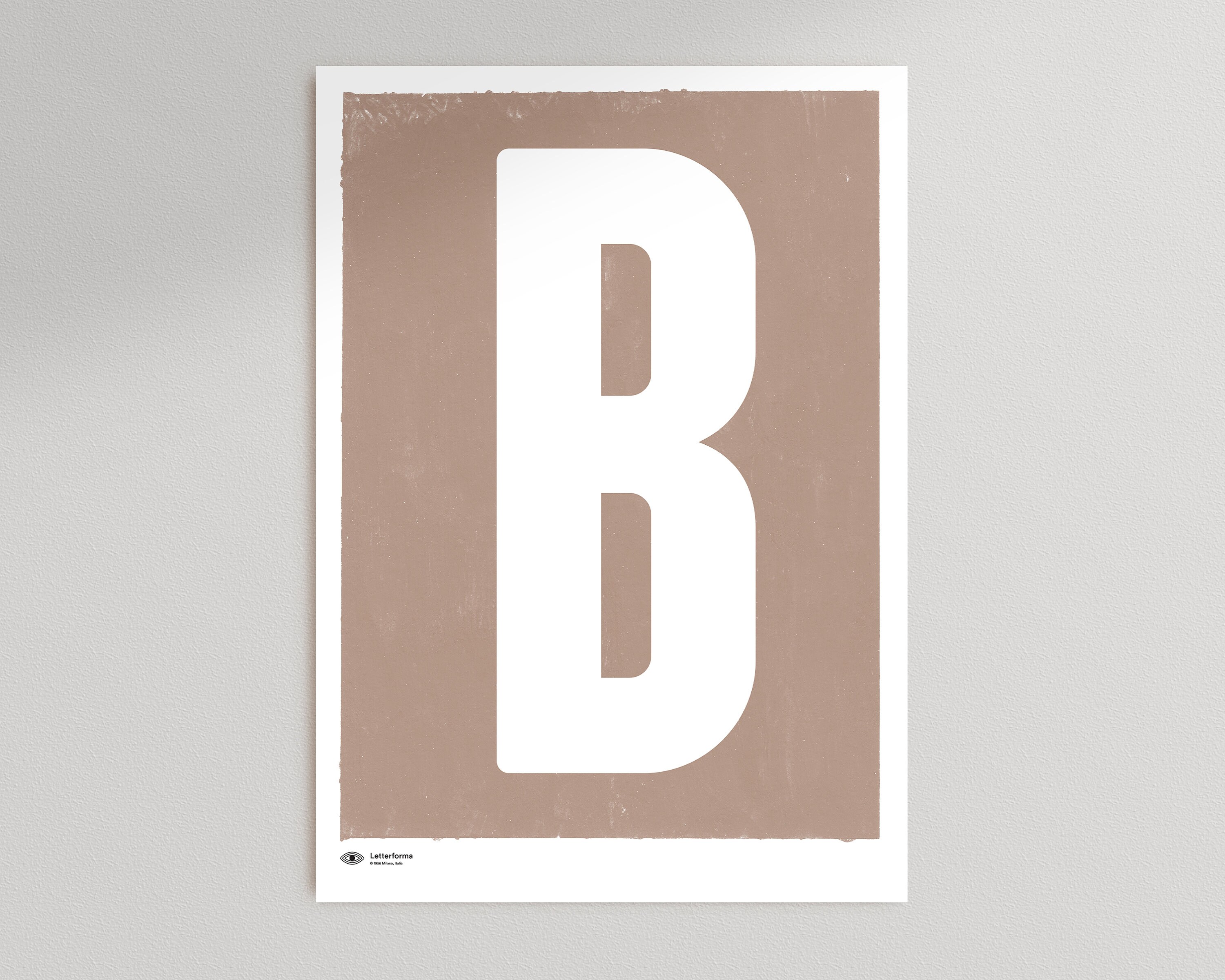Capital Letter Wall Art Monogram Poster Art Print Letter B - Etsy