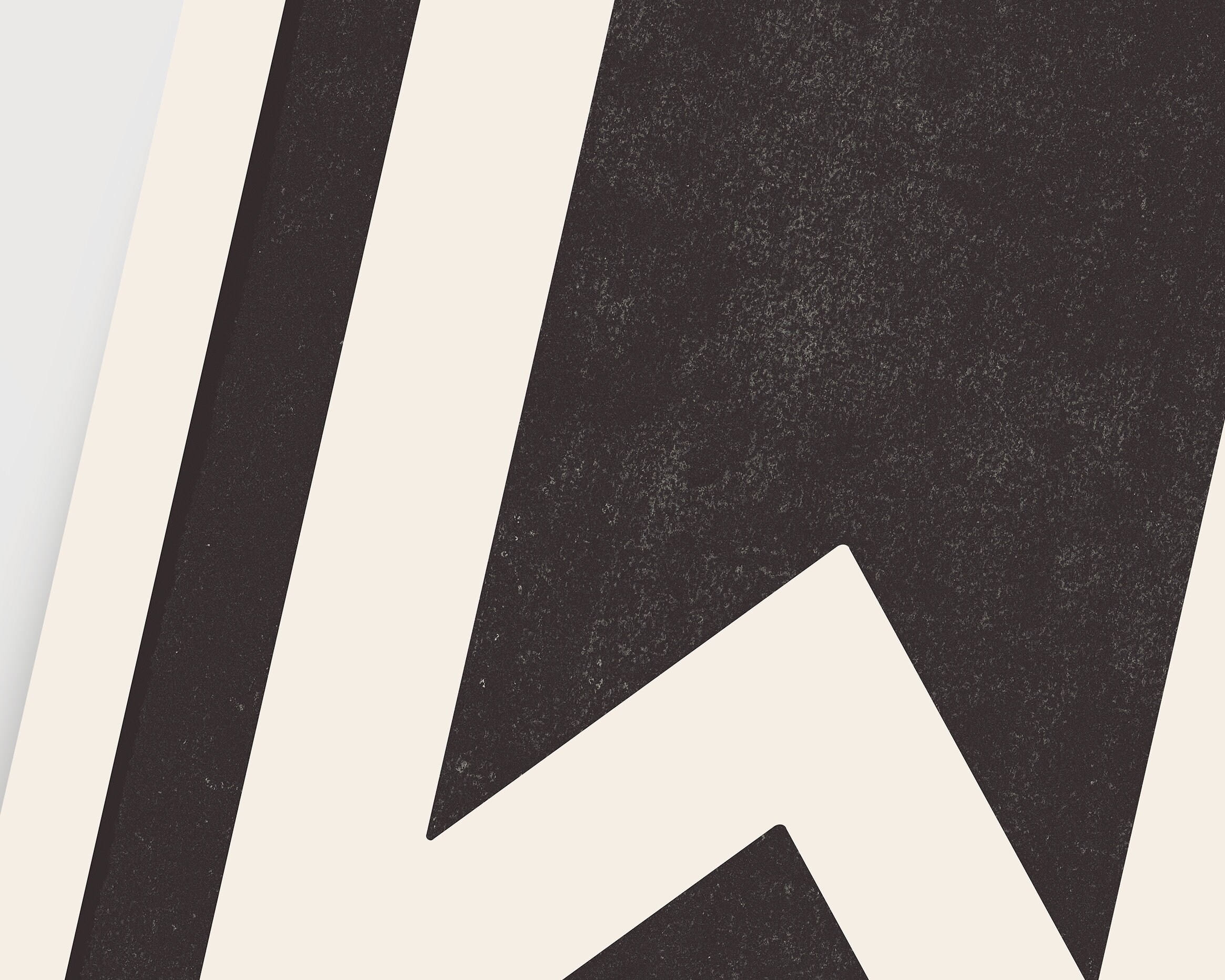 Capital Letter Wall Art | Monogram Poster Art Print | Letter W ...