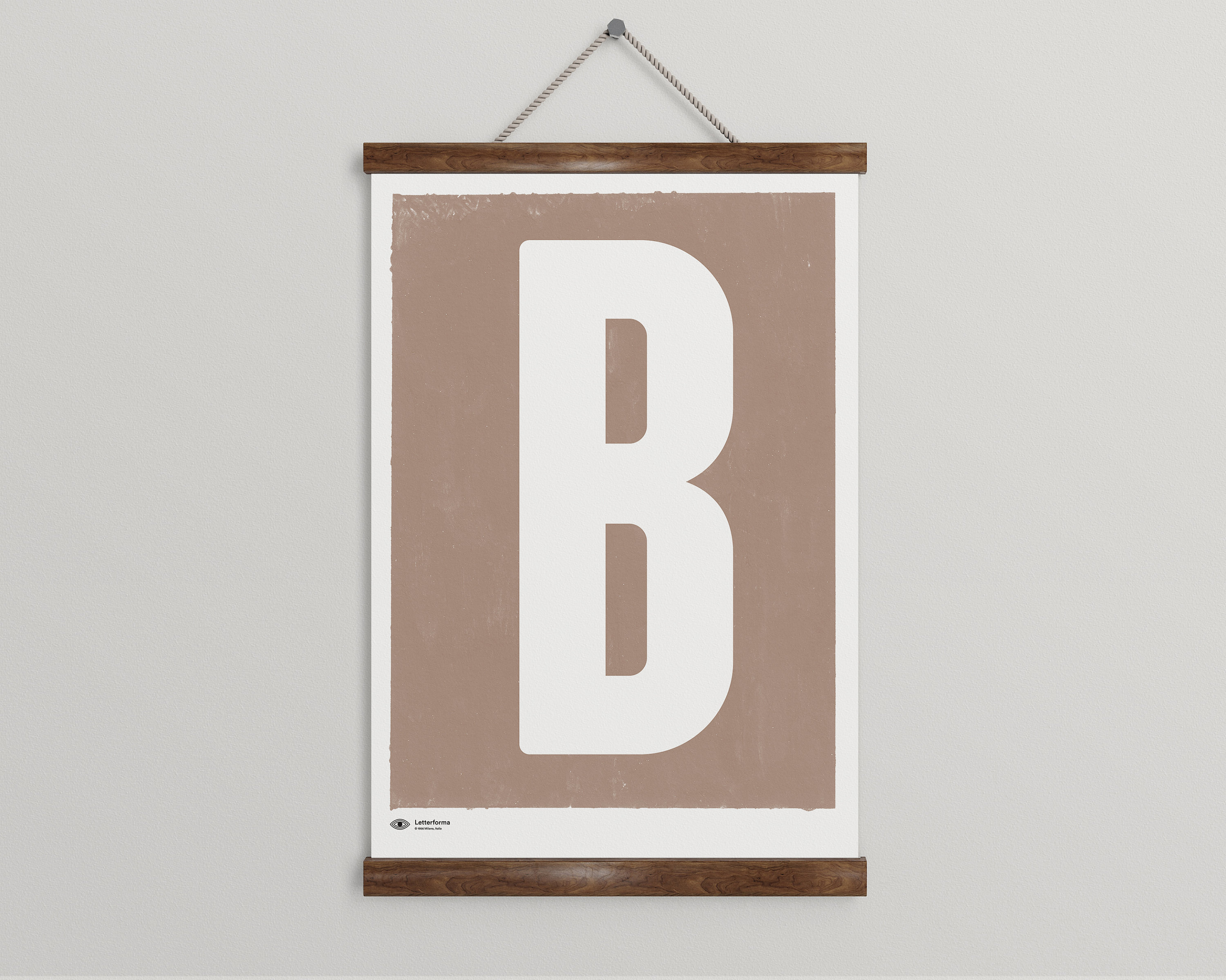 Capital Letter Wall Art Monogram Poster Art Print Letter B - Etsy
