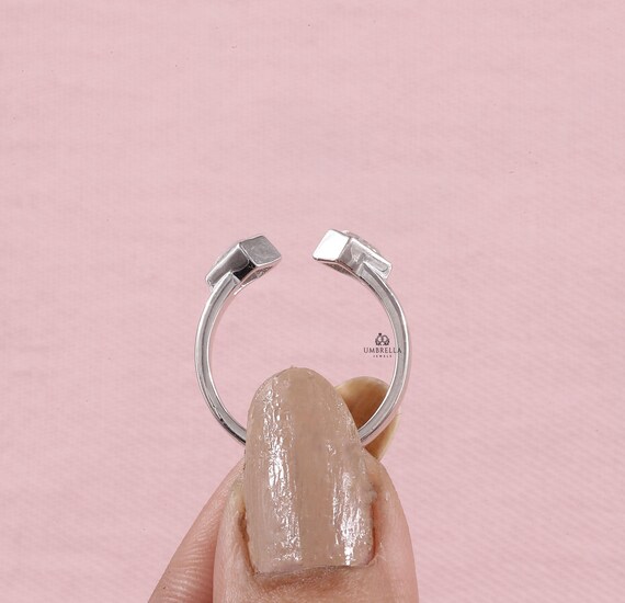 Bague Ouverte Réglable Femme - Design Nuit étoilée Van Gogh - Empilable - Cadeau Fiançailles, Mariage, Anniversaire