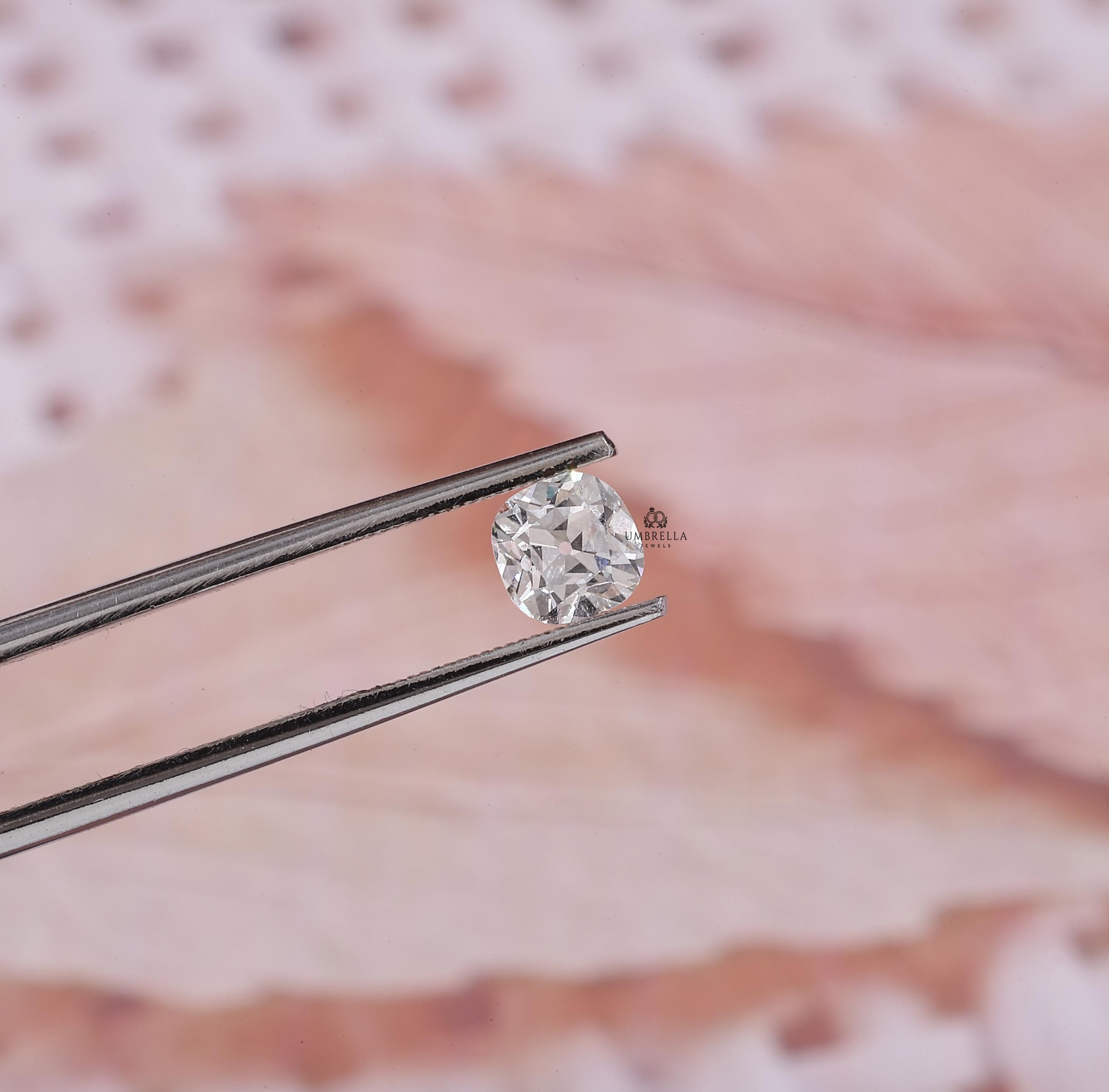 Old Mine Cushion Cut Diamond, loose Diamond, 1 To 3 Carat Diamond, Jewelry Diamond, IGI Certified Diamond, Earring Diamond, Ring Diamond.