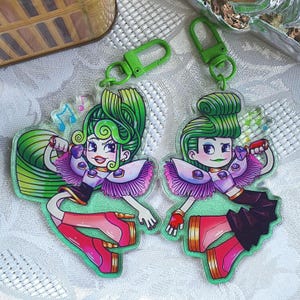 Llaveros de terciopelo y chapa brillante de Trolls 3 de 3,5 pulgadas Fanmerch