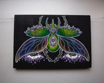 Escarabajo - pintura original
