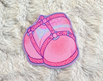 Cheeky - matte vinyl sticker